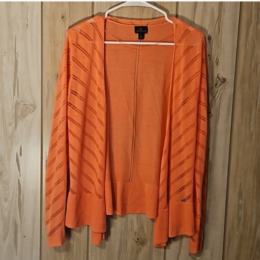 Worthington Vibrant Orange Women's Cardigan